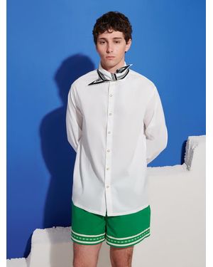 Sister Jane Kostas Trim Shirt - Blue