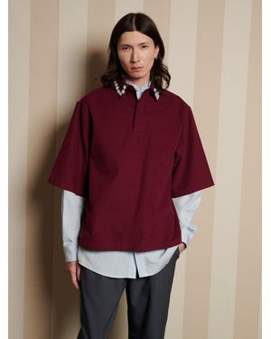 Sister Jane Joseph Gem Boxy Shirt - Red