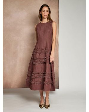 Sister Jane Ghospell Minka Midi Dress - Brown