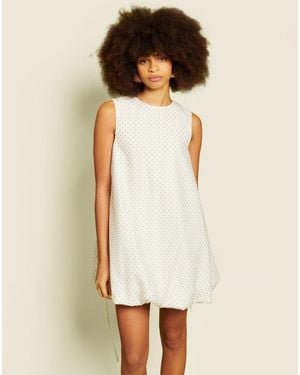 Sister Jane Ghospell Spira Polka Dot Mini Dress - Green