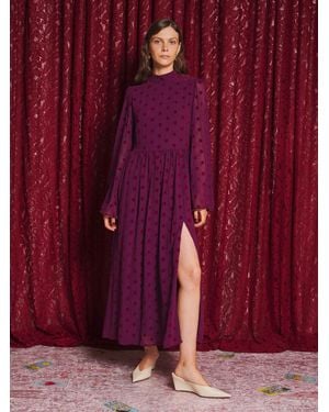 Sister Jane Destiny Spot Maxi Dress - Red