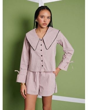 Sister Jane Ghospell Dara Stripe Shirt - Green