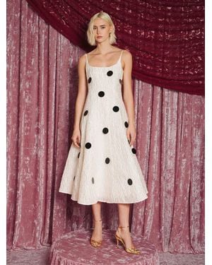 Sister Jane Dream Eclipse Jacquard Midi Dress - Purple