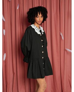 Sister Jane Orel Oversized Mini Dress - Red