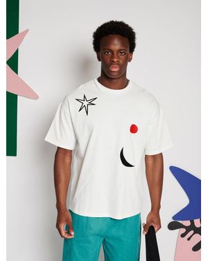 Sister Jane Étienne Embroidery T-shirt - White