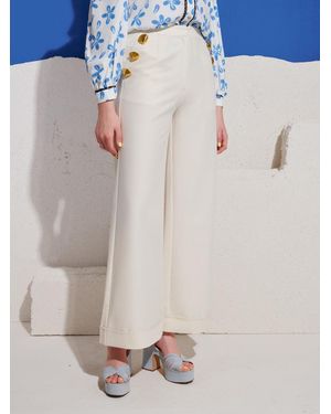 Sister Jane Milos Brooches Pants - Blue