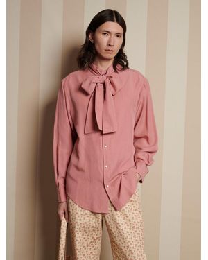 Sister Jane Casey Bow Shirt - Pink