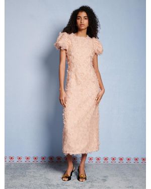 Sister Jane Dream Petaline Floral Midi Dress - Blue