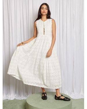 Sister Jane Dandelion Days Midi Dress - White