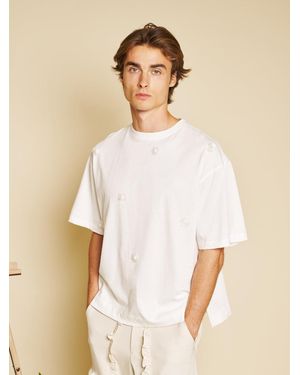 Sister Jane James Bead T-shirt - Natural