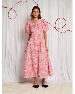 Sister Jane Dream Pixie Petal Tulle Midi Dress in White | Lyst