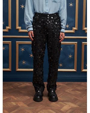 Sister Jane Naveen Sequin Jeans - Blue