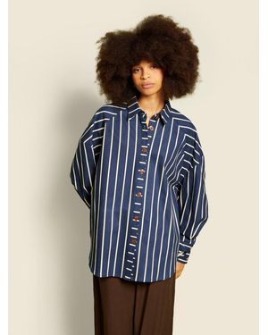 Sister Jane Ghospell Aya Stripe Raglan Shirt - Green