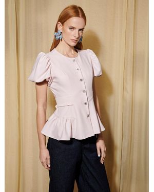 Sister Jane Dream Rising Sun Tie Top - Natural