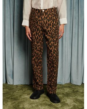 Sister Jane Matteo Leopard Jeans - Green