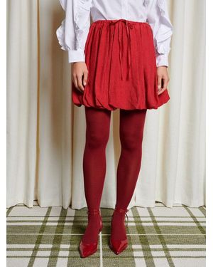 Sister Jane Ghospell Brodie Bubble Mini Skirt - Red