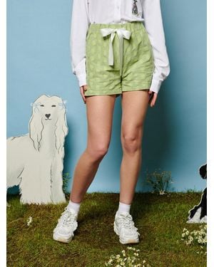 Sister Jane Romeo Bow Shorts - Green