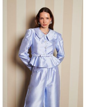 Sister Jane Dream Haven Peplum Jacket - Blue