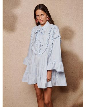 Sister Jane Dawn Stripe Mini Dress - Blue
