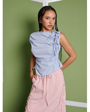 Sister Jane Ghospell Kelly Check Top - Green