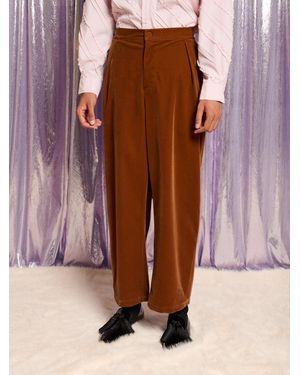 Sister Jane Tyler Velvet Pants - Brown