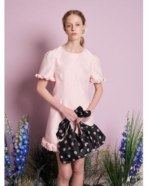 Sister Jane Harebell Ruffle Mini Dress - Pink