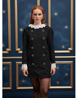 Sister Jane Prince Boucle Mini Dress - Blue