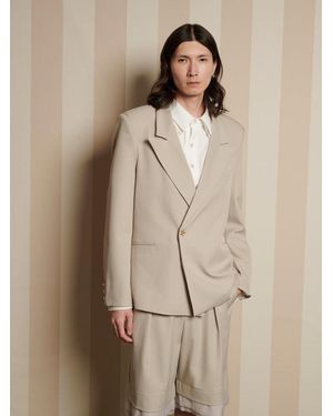 Sister Jane Drew Wrap Blazer - Natural
