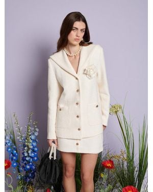 Sister Jane Dream Whisper Tweed Jacket - Natural