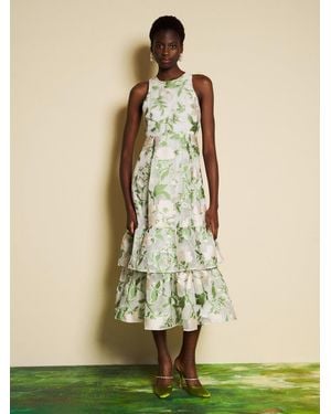 Sister Jane Dream Sonnet Jacquard Midi Dress - Natural