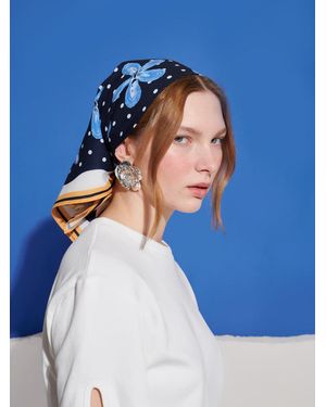 Sister Jane Siro Print Headscarf - Blue