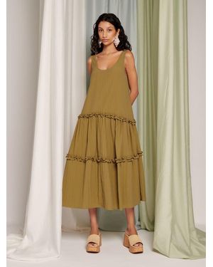 Sister Jane Ghospell Yala Midi Dress - Natural
