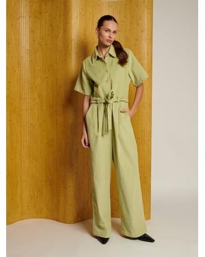 Sister Jane Ghospell Vega Cord Jumpsuit - Yellow