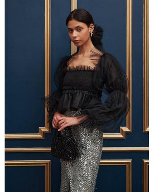 Sister Jane Dream Mystery Tulle Top - Blue