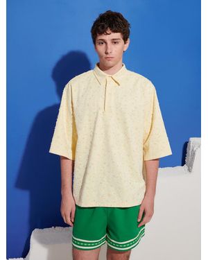 Sister Jane Lemon Zest Embellished Shirt - Blue