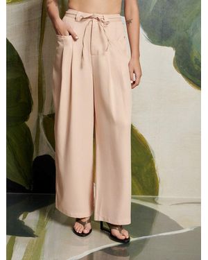 Sister Jane Ghospell Brooke High-waisted Trousers - Natural