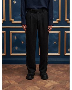 Sister Jane Dylan Sequin Trim Trousers - Blue