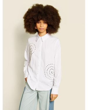 Sister Jane Ghospell Brigid Studded Shirt - Green