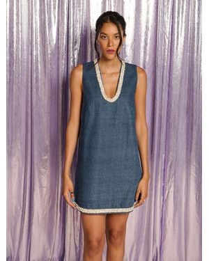 Sister Jane Maxwell Denim Mini Dress - Multicolor