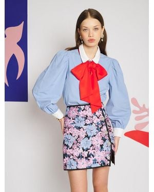 Sister Jane Ciel Bow Blouse - Red