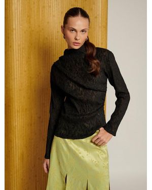 Sister Jane Ghospell Sabine Draped Top - Yellow