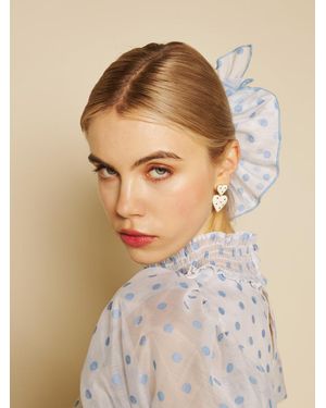 Sister Jane Stipple Spot Scrunchie - Natural