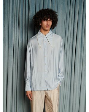 Sister Jane Augie Retro Collar Shirt - Grey