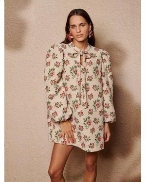 Sister Jane Ember Tapestry Mini Dress - Brown