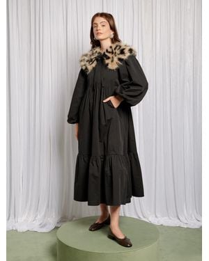 Sister Jane Eleanor Removable Collar Maxi Dress - Multicolor