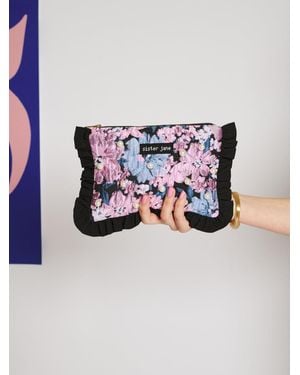 Sister Jane Floral Canvas Jacquard Purse - Metallic