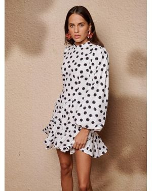 Sister Jane Illume Spot Mini Dress - Natural