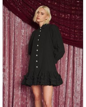 Sister Jane Dream Thalassa Ruffle Mini Dress - Purple