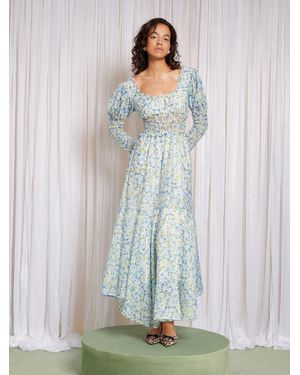 Sister Jane Floral Notes Maxi Dress - White