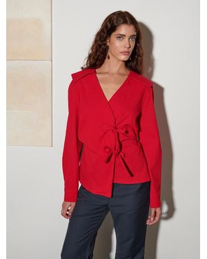 Sister Jane Ghospell Julie Wrap Top - Red